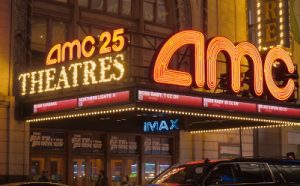 AMC movie theater facade
