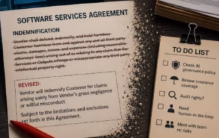 Image of AI contract indemnification for enterprise customers